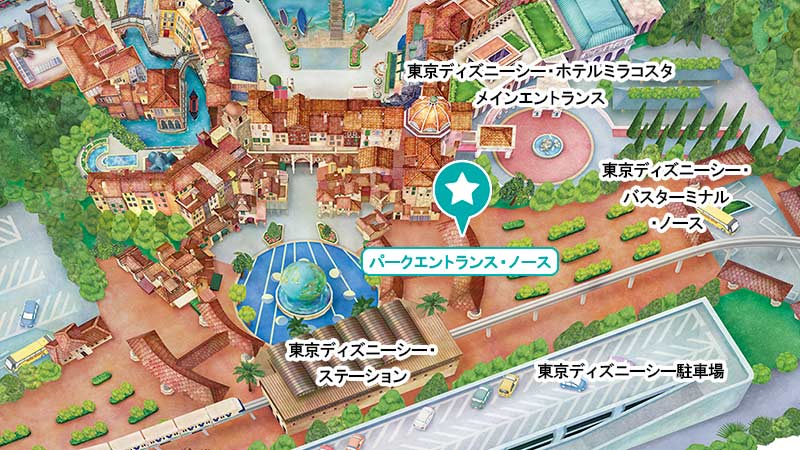 ミラコスタ入園