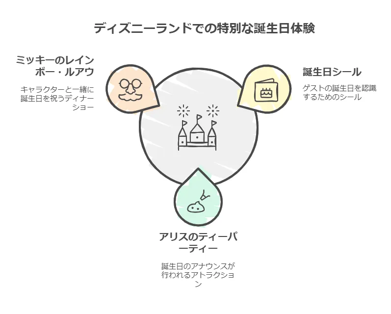 ディズニーランド誕生日シール以外の特別なサプライズ