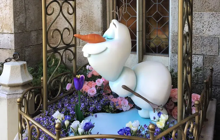 オラフのディスプレイ