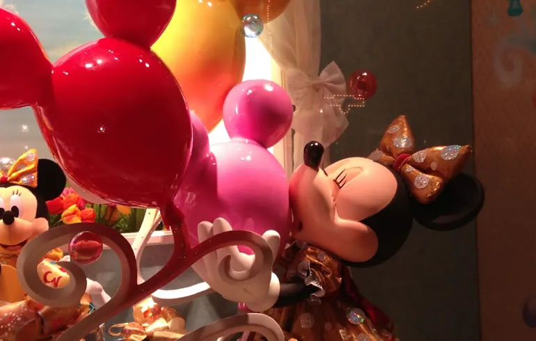 ディズニーランド30周年のディスプレイ