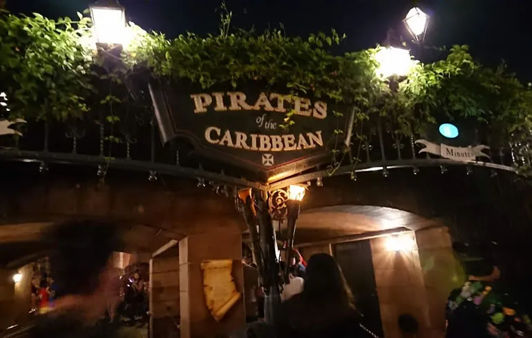 カリフォルニアディズニーのカリブの海賊