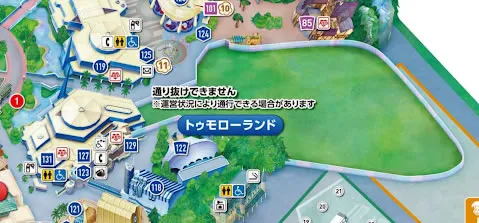 トゥモローランドマップ